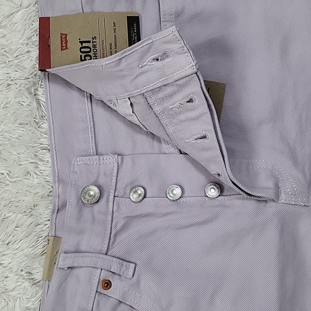 Levi's 501 High Rise Shorts - Picture 6 of 8